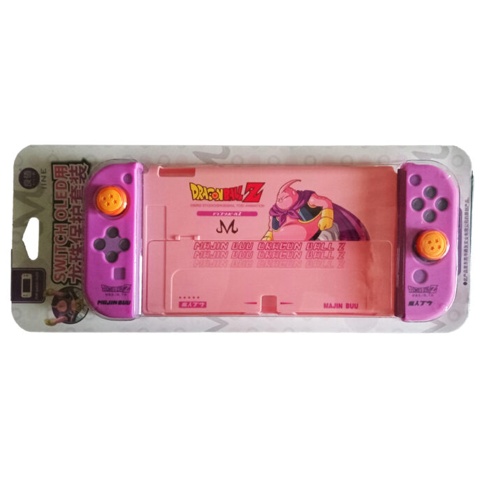 محافظ کنسول نینتندو سوییچ اولد مدل MAJIN BUU L838 به همراه کاور دسته و روکش آنالوگ